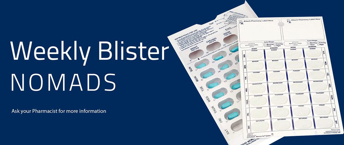Weekly blister packs
